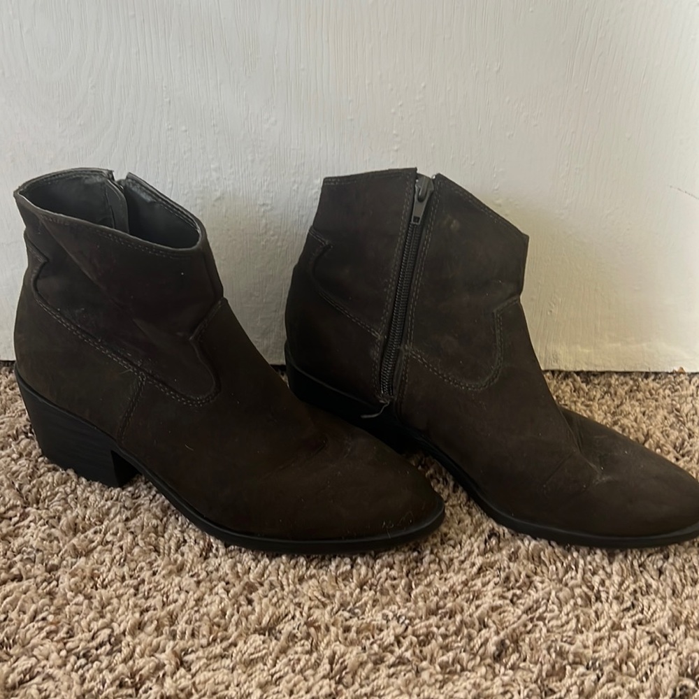 Forever 21 Western Olive Booties